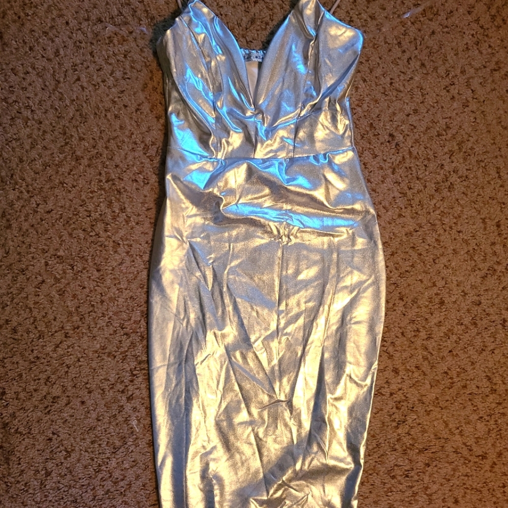 Small shiny dress no brand or tag